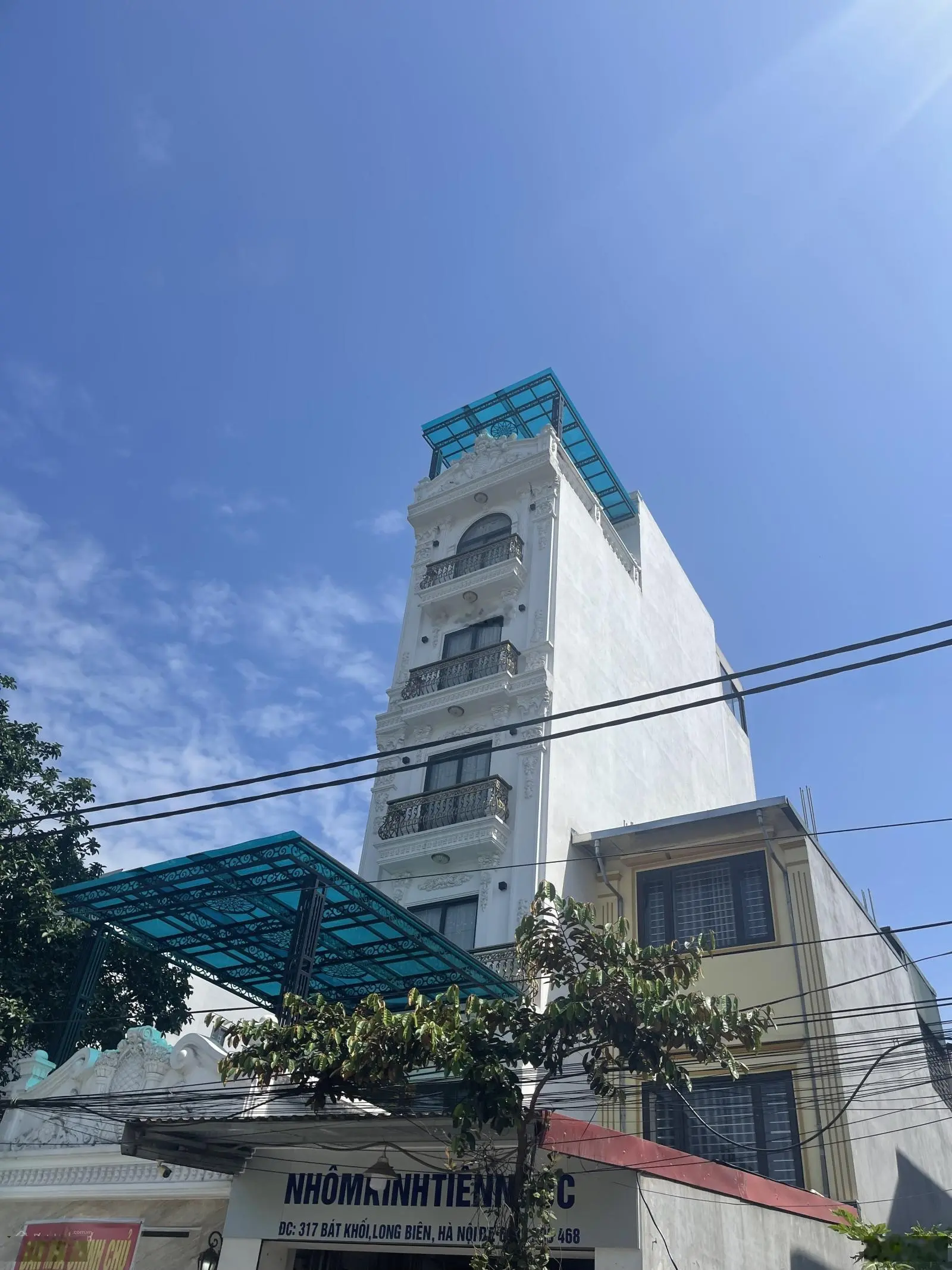 NGỌC LẦM PHỐ NHÀ 6tầng thang máy ngõ ôtô sổ đỏ 47m2 long biên bán