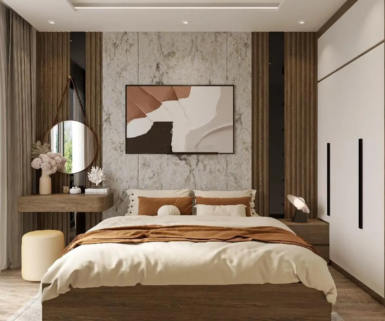 Trung tâm quận Hoàng Mai nhà 5tầng 30m mới long lanh thiết kế hiện đại sổ vuông đẹp.ô tô đỗ cổng.