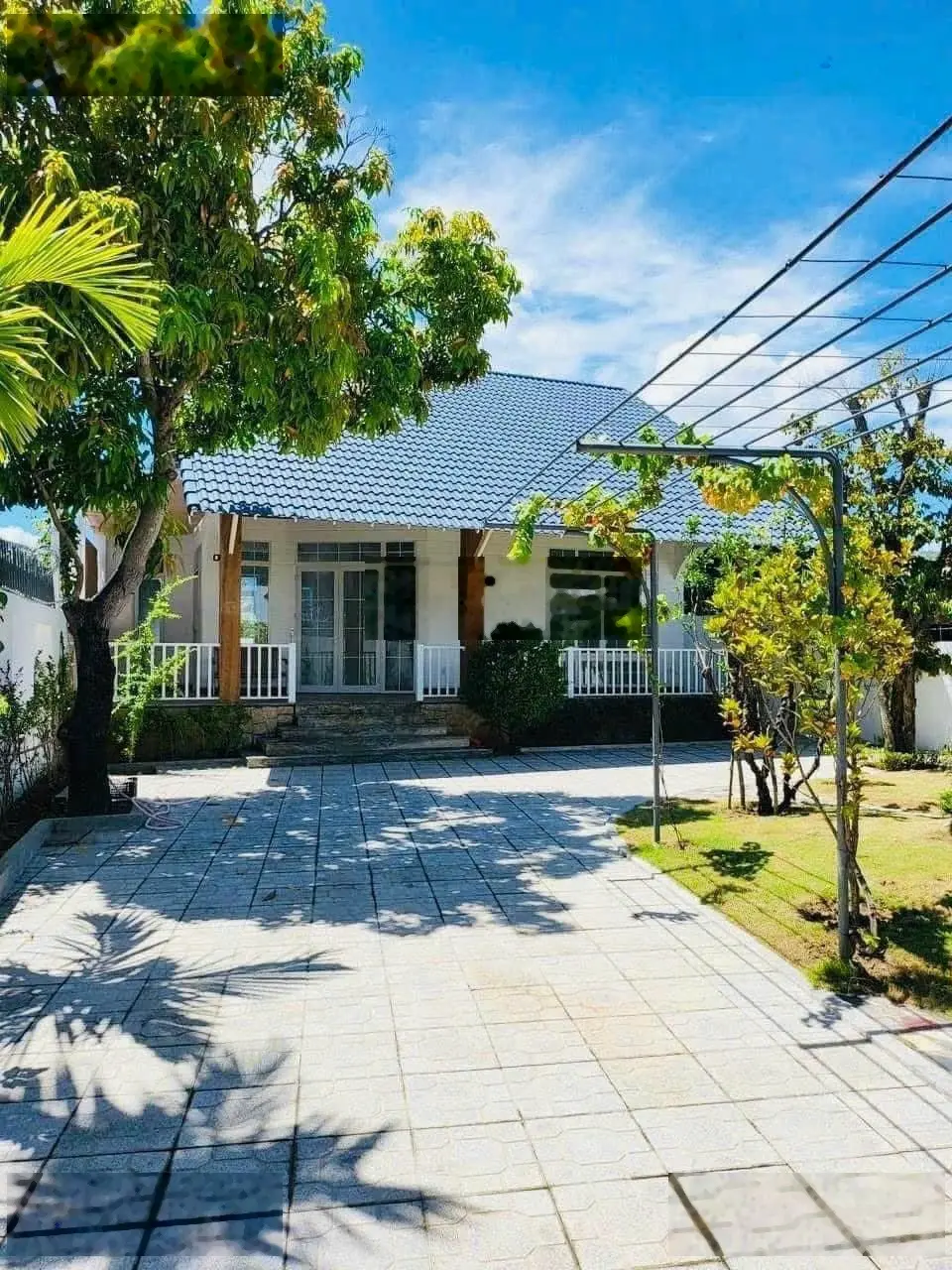 Bán nhà trệt mái Thái sân vườn rộng hẻm oto 2 mặt tiền đường 23/10 DT 417m2 giá chỉ 13tr/m2