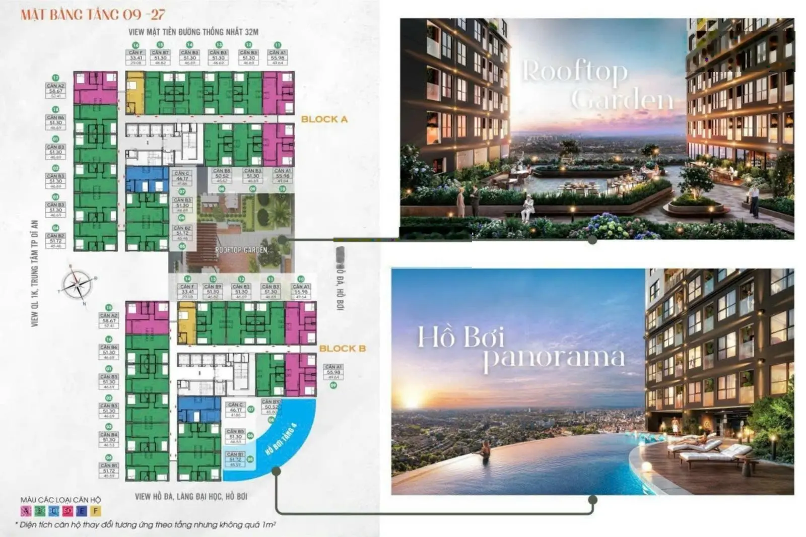 Sở hữu ngay căn hộ 2PN 2WC với 448 triệu tại dự án Luxury đầu tiên tại Đại Lộ Đông Tây Bình Dương