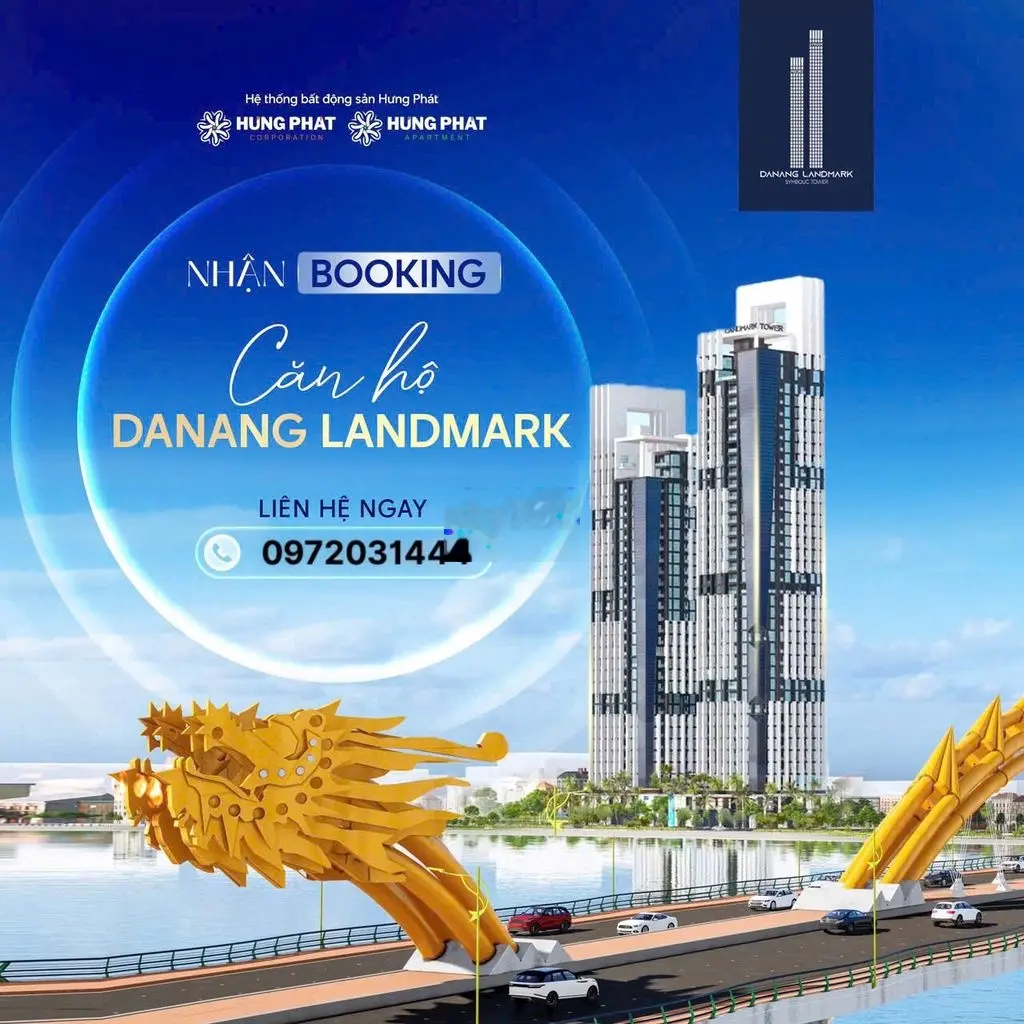 CHÍNH THỨC NHẬN ĐẶT CHỖ CĂN HỘ CAO CẤP MẶT TIỀN SÔNG LANDMARK ĐÀ NẴNG