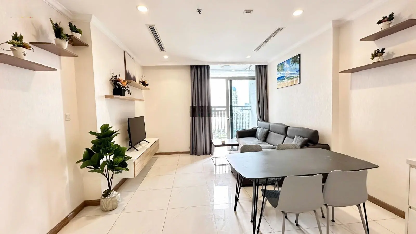 Căn hộ 1 pn với chuếc viê bitexco ngắm trọn thành phố về đêm, cầu bason và trung tâm quận 1