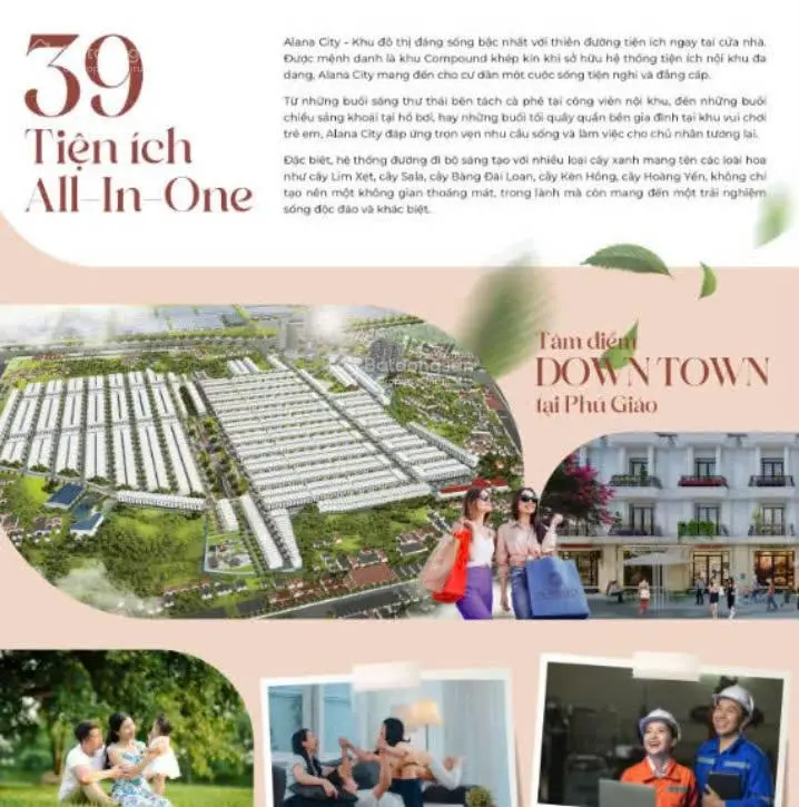 Khu đô thị Alana City - bản giao hưởng mặt trời tại phú giáo chỉ với 30tr chọn vị trí đẹp