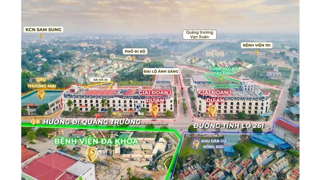 Đất nền dự án Phoylicia City Phổ Yên Thái Nguyên