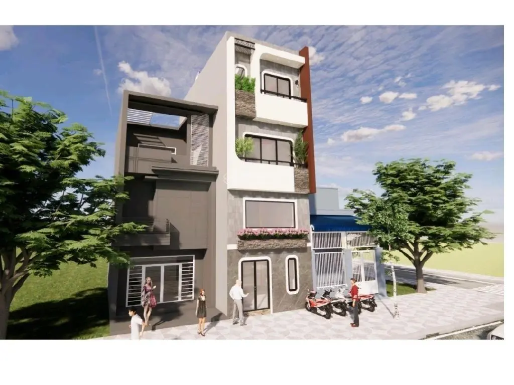 Bán nhà 4 tầng xây mới - trung tâm Đông Anh - ô tô đỗ cổng - 3 tỷ hơn