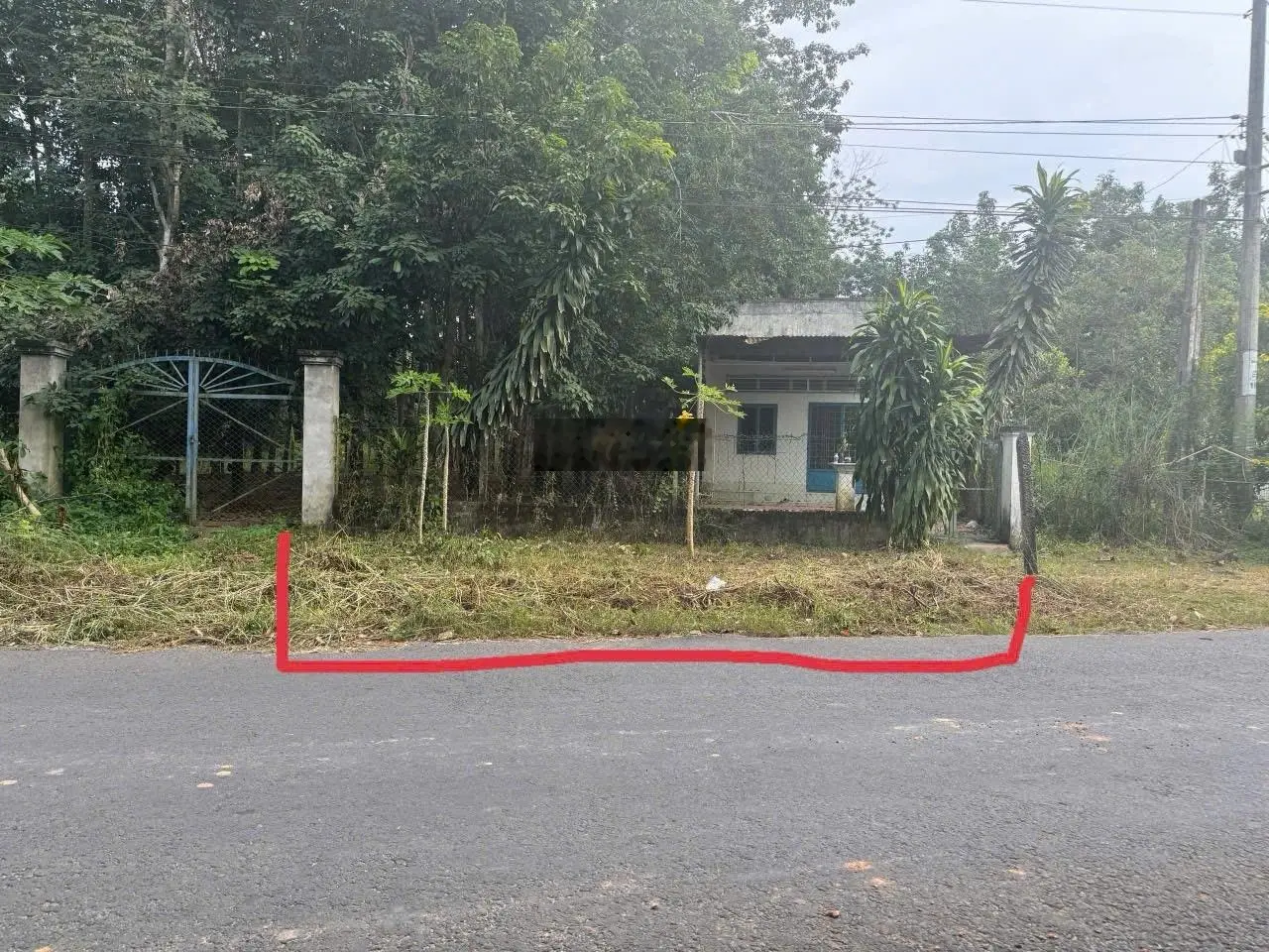 Bán đất tặng nhà riêng tại Văn Công Khai, 2,2 tỷ, 1200m2 có thổ cư Thị Trấn Dầu Tiếng, Bình Dương