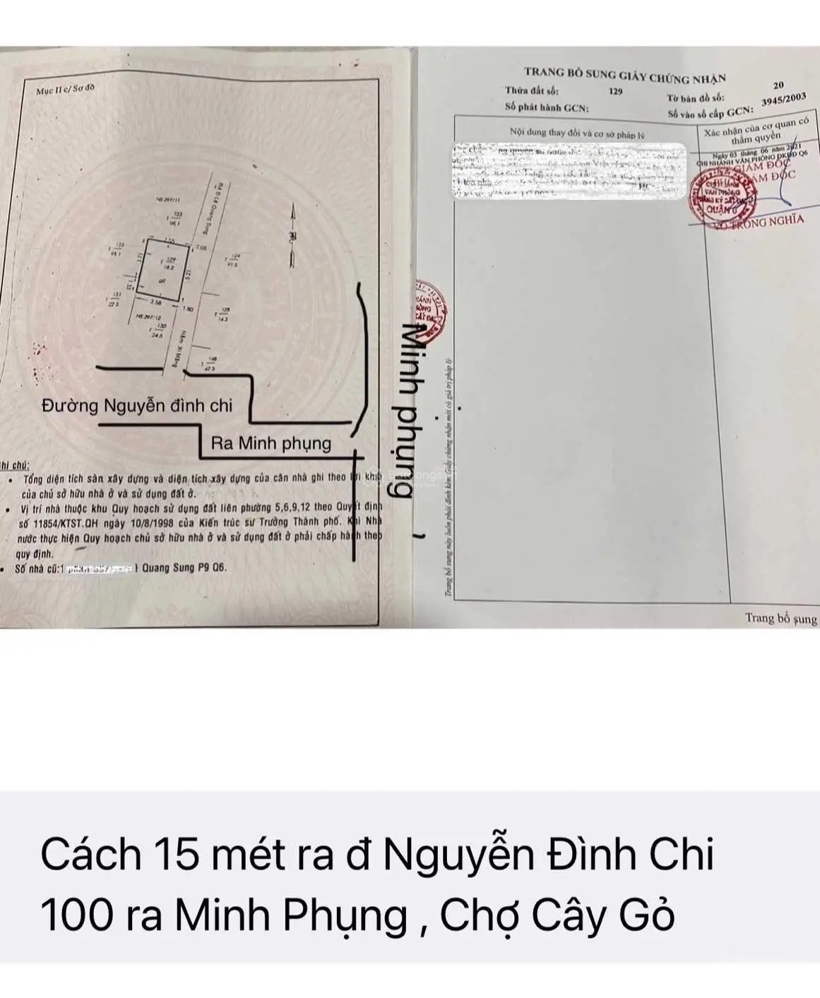 Bán nhà hẻm 2m Lê Quang Sung Phường 9 Quận 6 giá 2,58 tỷ 18,2m2