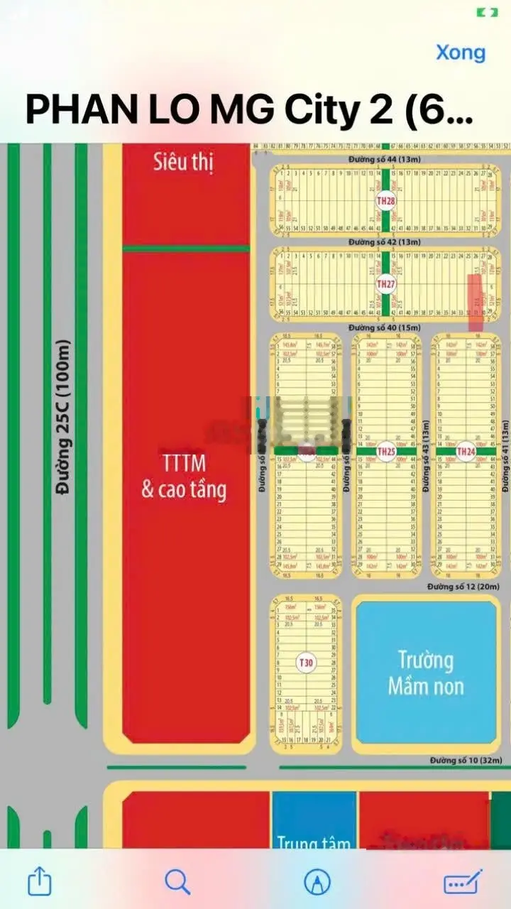 Chính chủ kẹt tiền bán gấp lô TH27-31 (107,5 m2) khu đô thị Mega City 2 trên trục đường sân bay 25C
