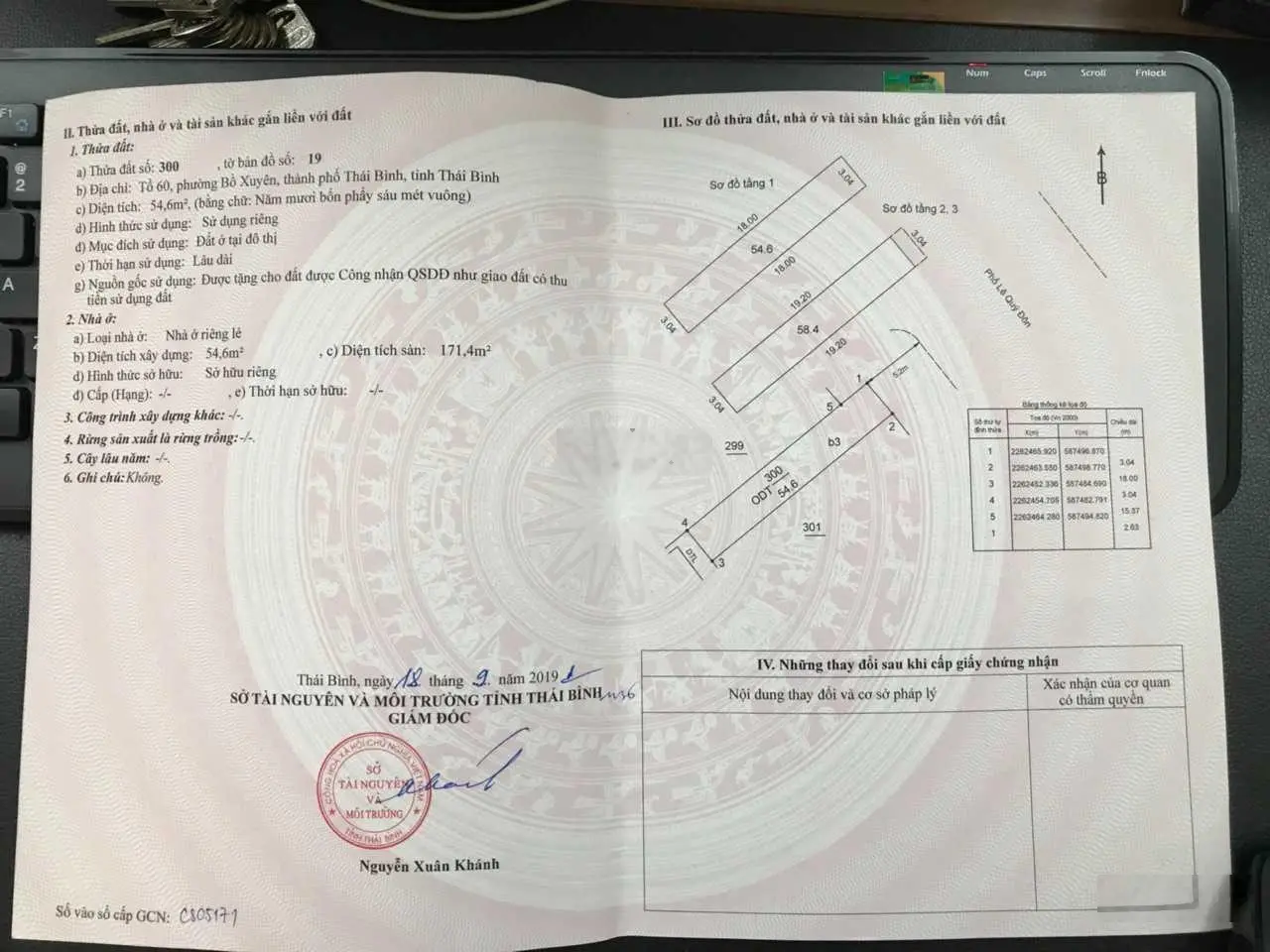 Bán nhà mặt phố 55m2 chính chủ tại đường Lê Quí Đôn, TP Thái bình