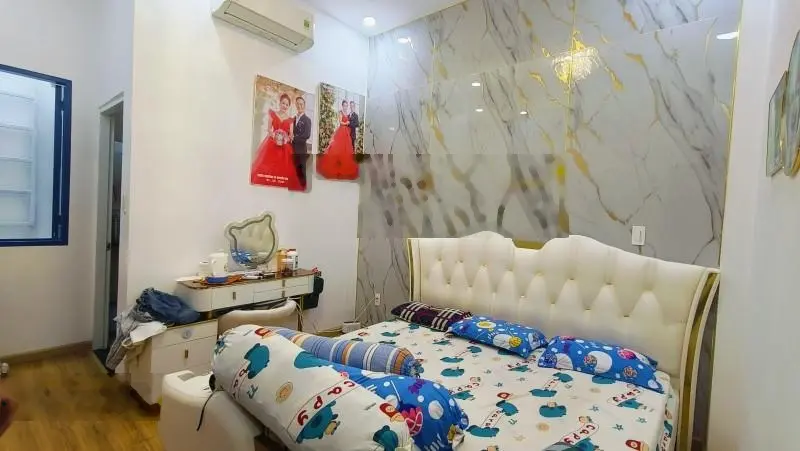 Nhà mới đẹp 3PN 3WC mặt tiền đường 7m rộng rãi. Lên cao tốc chỉ 1km 25ph di chuyển vào trung tâm Q1