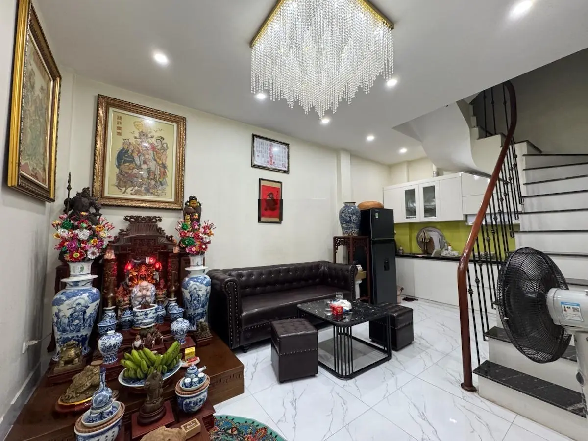 nhà đẹp về ở luôn - sổ đỏ cất kết - nhà nội thất đẹp chỉ việc về ở 37 m2 xây 5 tầng kiên cố