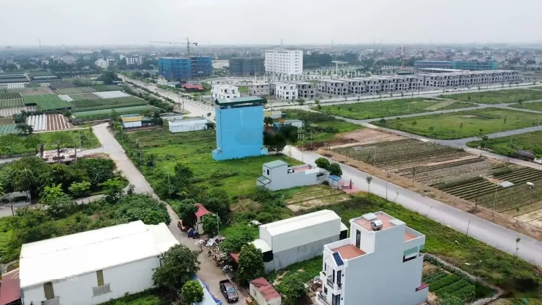 Bán đất nền 100m2 sổ đỏ tự xây dãy LK11 Cienco5 khu A, Mê Linh, Hà Nội