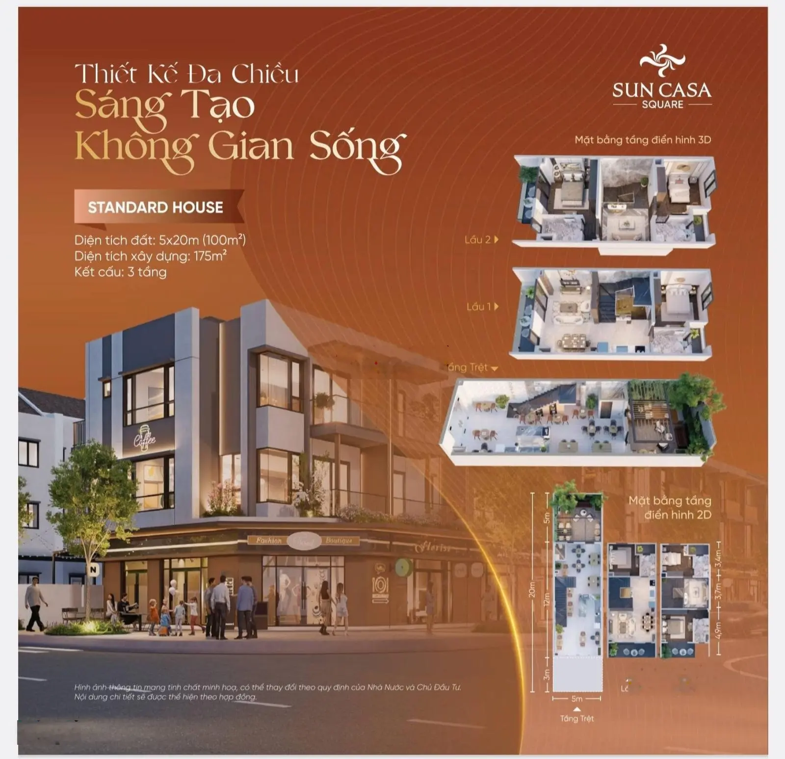 Giỏ hàng trực tiếp từ chủ đầu tư Vsip nhà phố thương mại Sun Casa Square