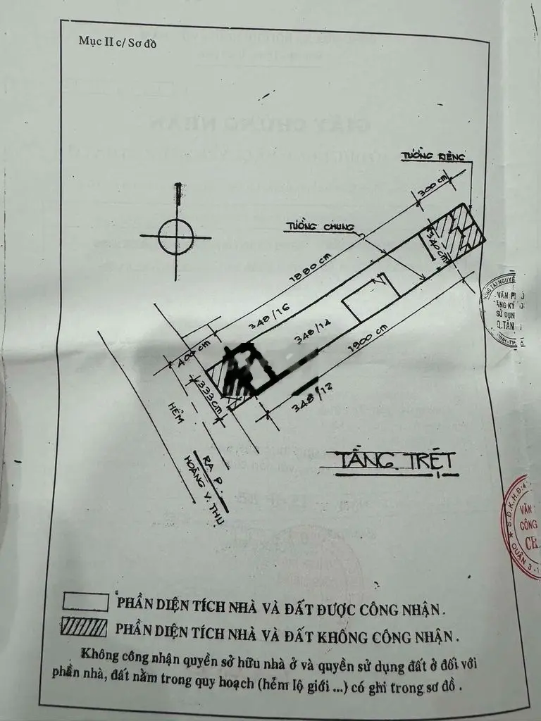 nhà hẻm xe hơi đường hoàng văn thụ gần ngả tư bảy hiền