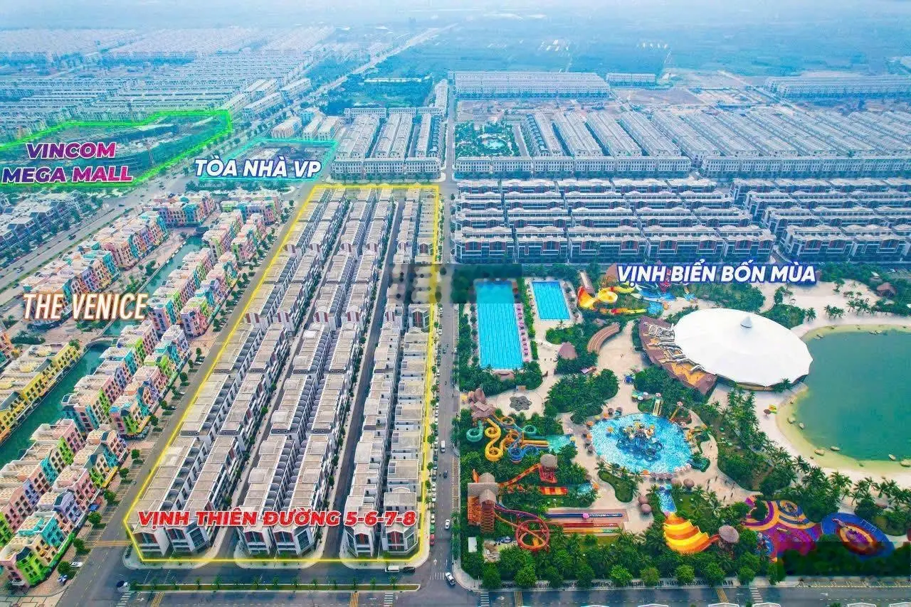 Chính chủ bán căn Vịnh Thiên Đường 6 căn áp góc cạnh phố đi bộ thông Hồ và Mega, 0963 892 ***