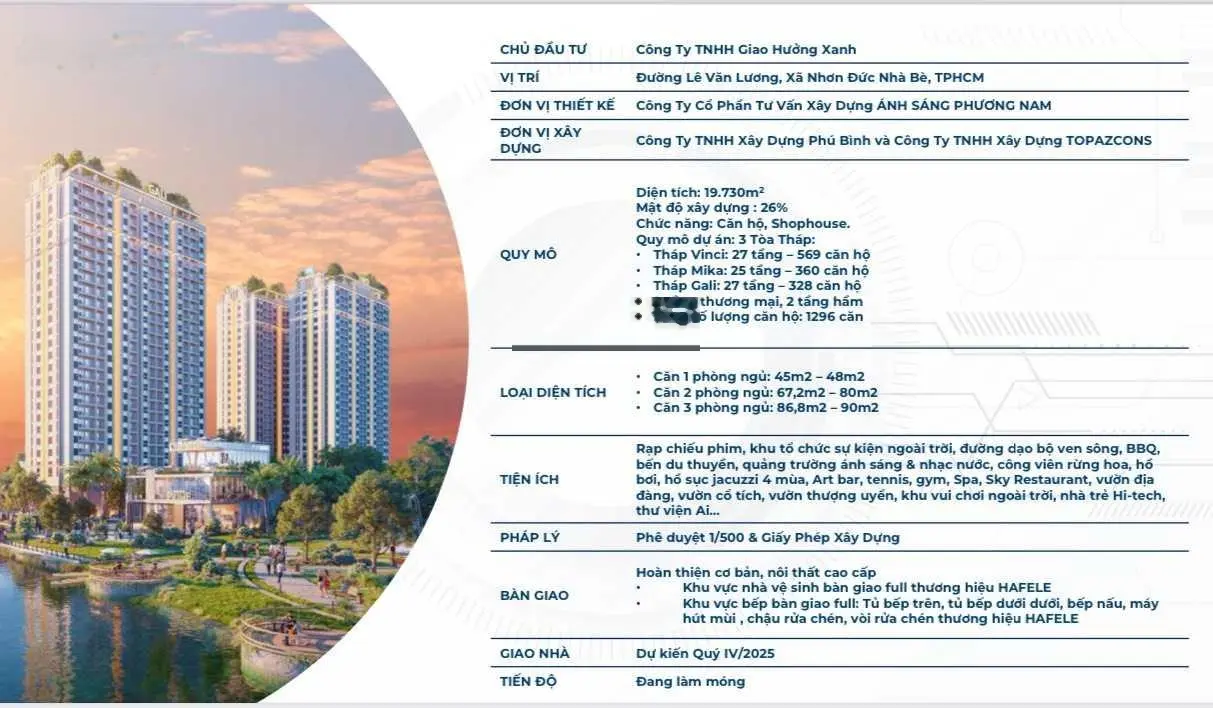 Tặng 100 triệu khi booking&mua căn hộ Khải Hoàn Prime kề 3 trường Đại học, Phú Mỹ Hưng. 0903 053 ***