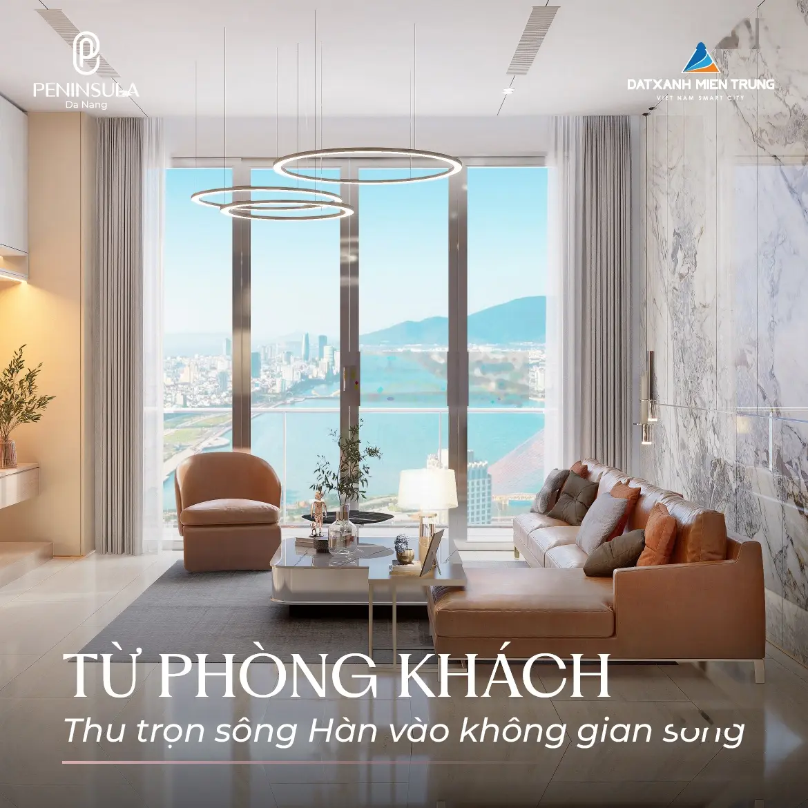 780 triệu sở hữu căn 1PN View Sông Hàn Peninsula 50m2 (Miễn lãi vay 0% 24 Tháng) - Quà tặng 150tr