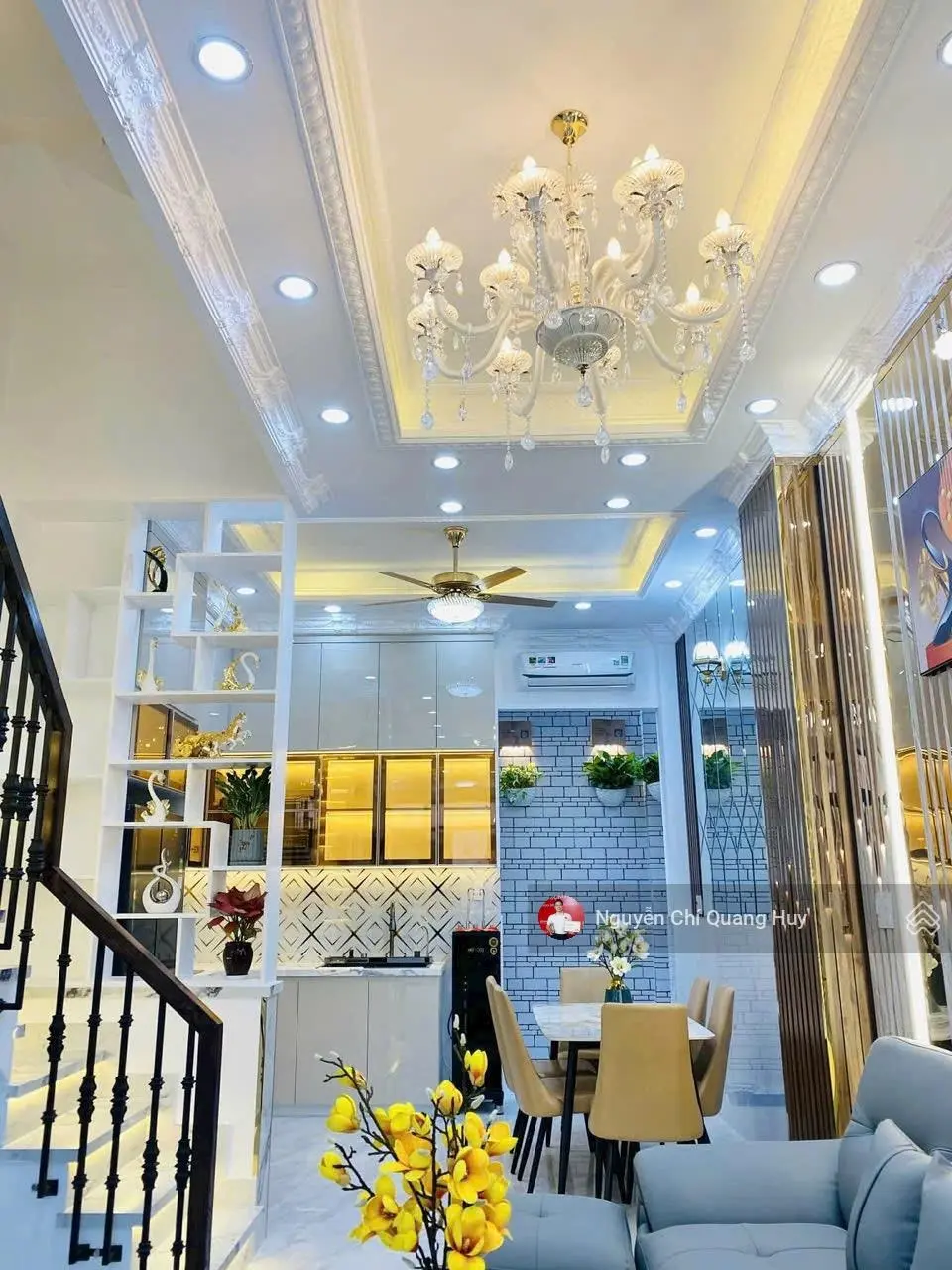 Nhà Phố KDC cao tầng đồng bộ đường rộng 8m Đào Tông Nguyên 4mx12,5m - Có gara xe - Giá 6,9 tỷ