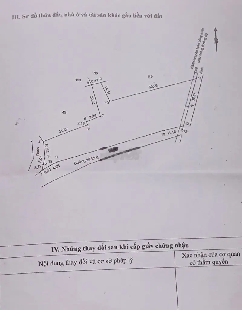 Đất vườn sổ đỏ thành phố Vĩnh Long