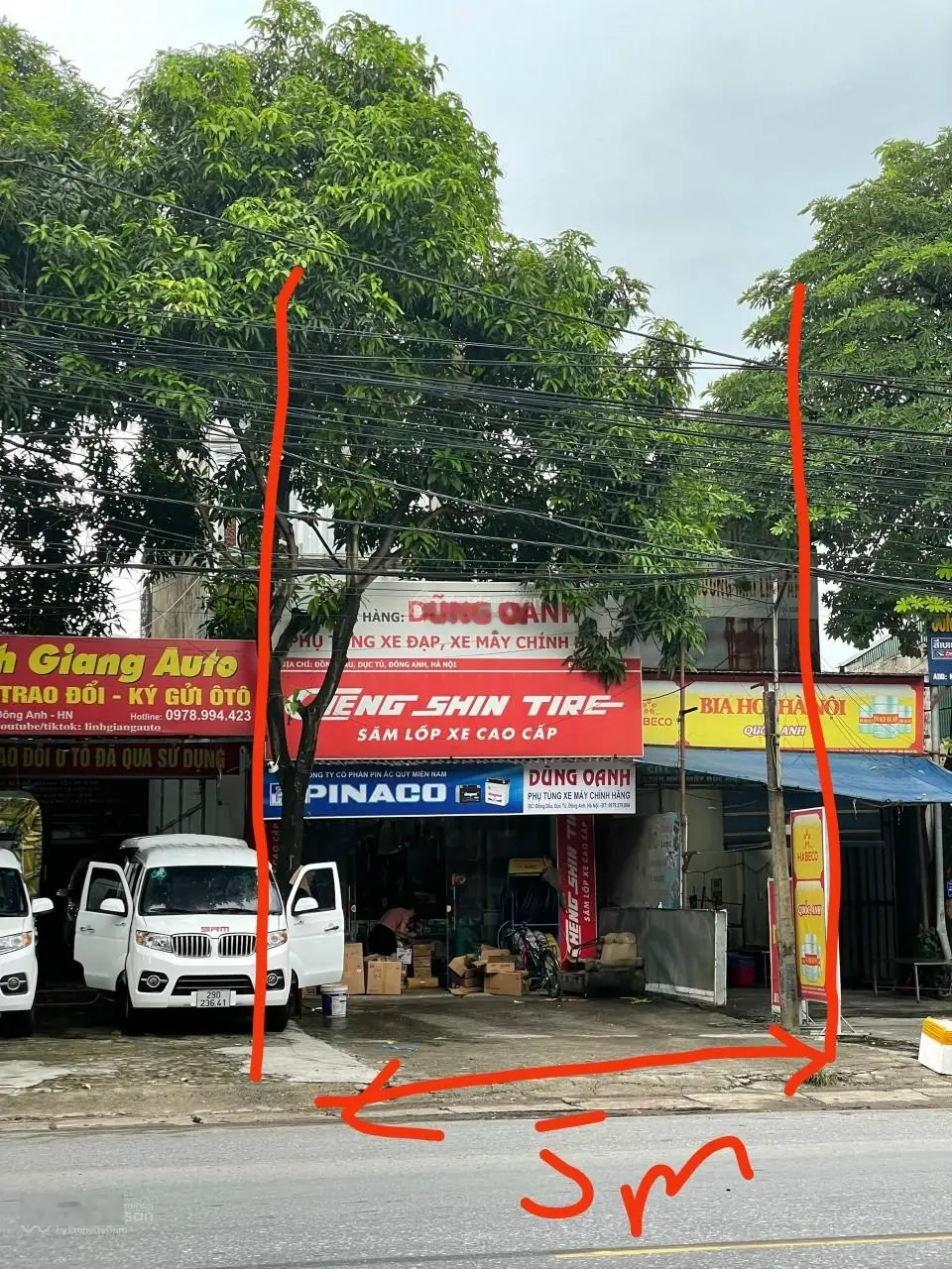 Bán nhà riêng, DT 80m2 (lưu không 2 đầu, trước sau mỗi mặt 20 m2), MT = MH = 5m