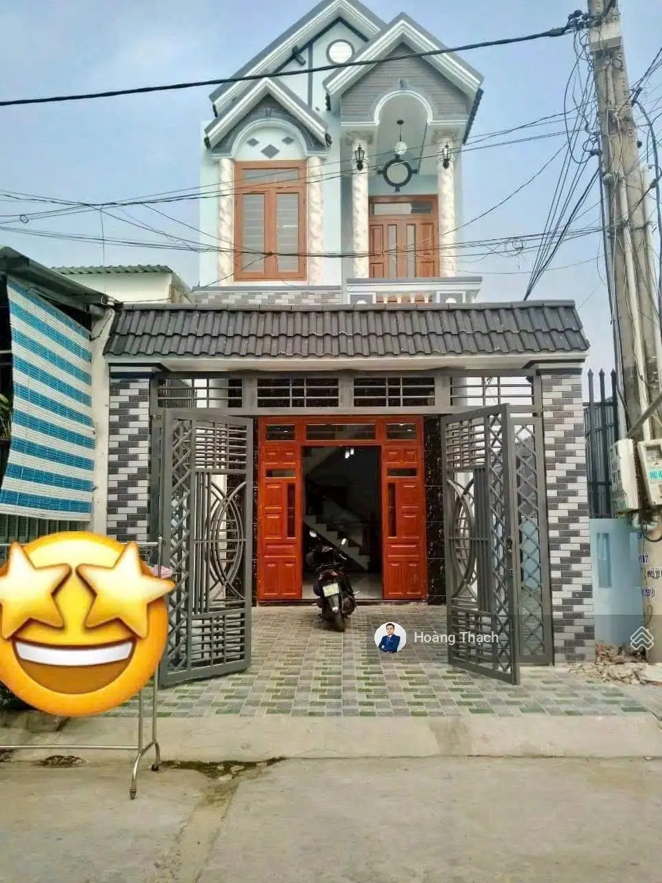 Bán nhà 1 trệt 1 lầu DT đất 92m2 ngang 6m tại Đường Trương Văn Vĩnh, Dĩ An, Bình Dương