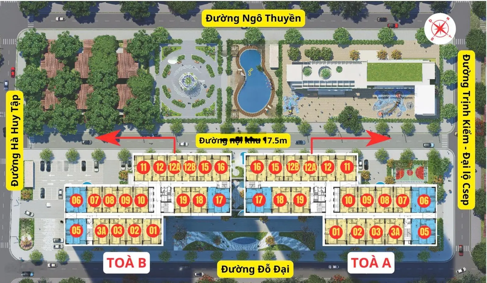 Chung cư Bình An Thanh Hóa mở bán quỹ ngoại giao tầng vip 15,16,18 CK 4,5%, quà 10 triệu