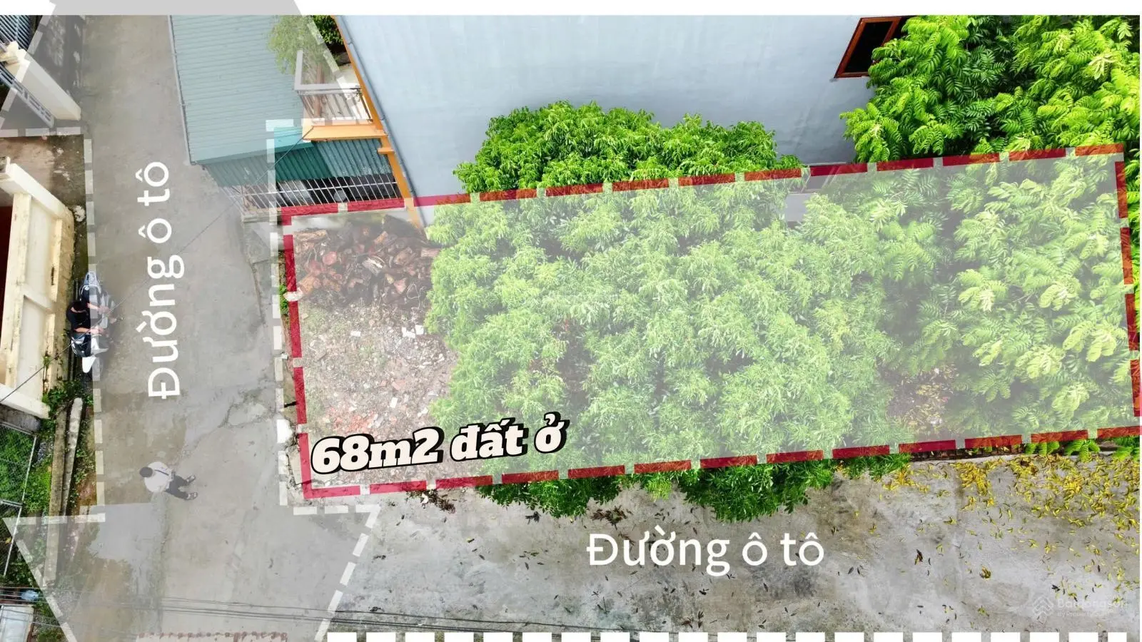 Chính chủ bán 68m2 đất Phụng Châu xe tải vào đất full thổ cư lô góc 2 mặt đường