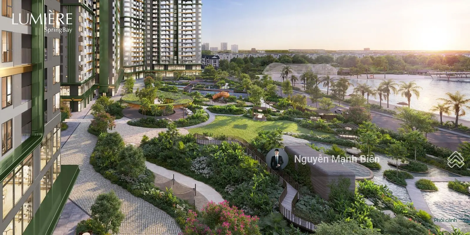 Lumière Spring Bay - thiên đường nghỉ dưỡng view phố biển Royal Wave Park 18ha Ocean Park 2, CK 20%