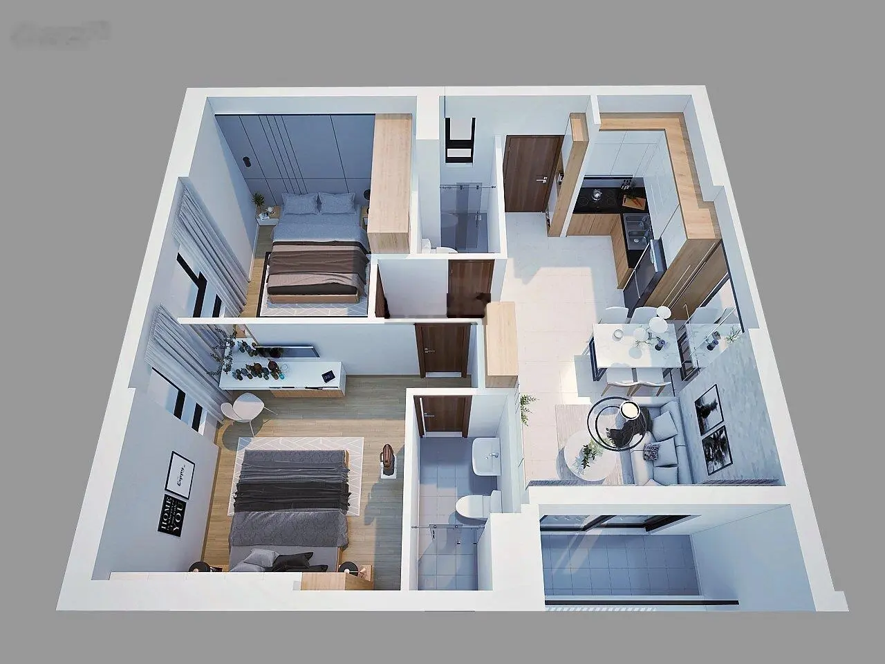 Chủ gửi bán gấp căn 2PN2WC - Có ban công - Bcons Garden. Giá 1ty650 trọn thuế phí. View siêu đỉnh