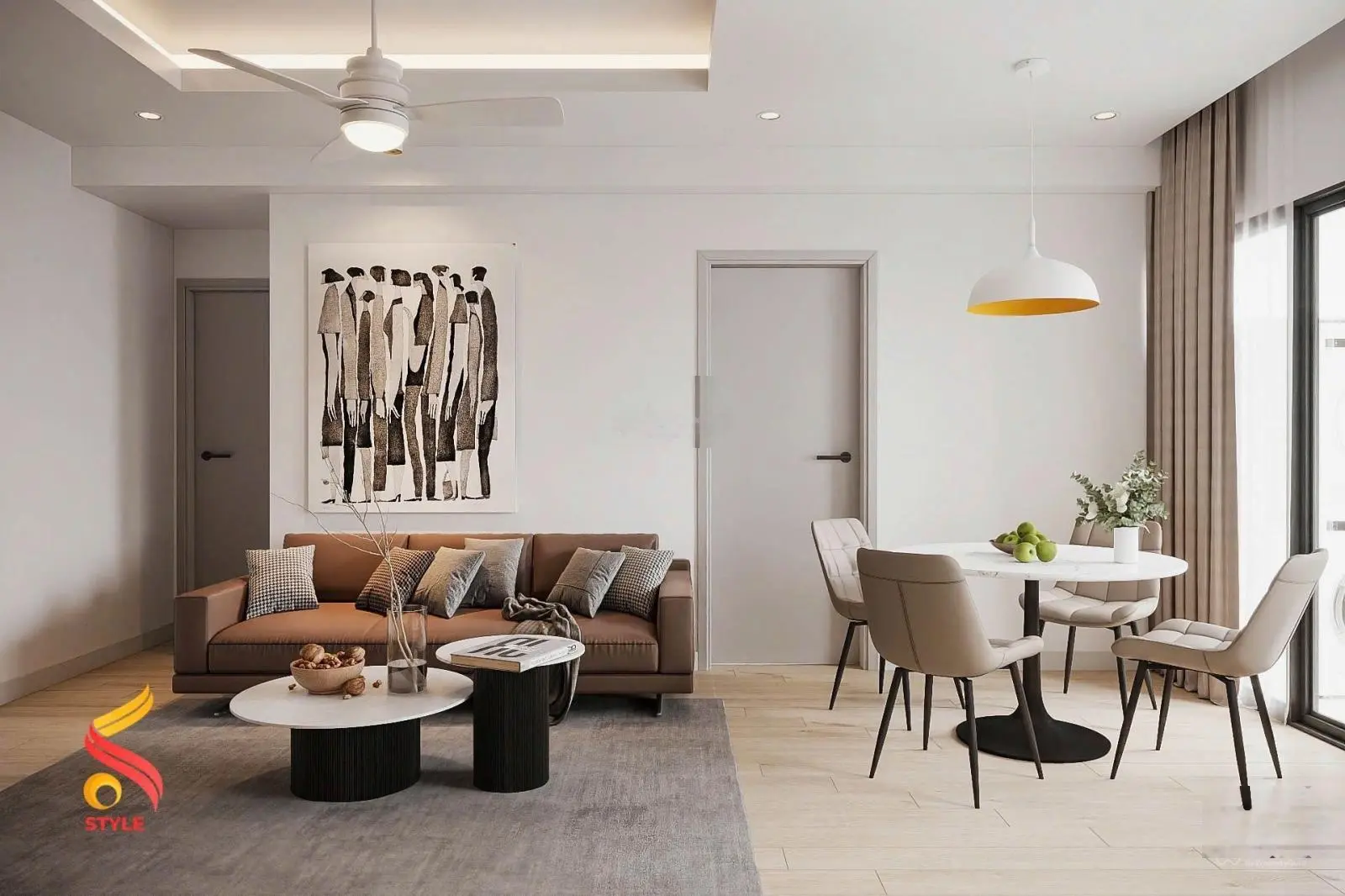 Bán căn 2 ngủ 67m2 tòa B2 HUD2 Tây Nam Linh Đàm. Sổ đỏ chính chủ. Nhà full nội thất mới