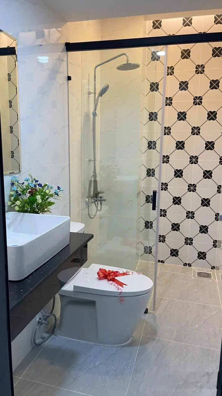 Bán nhà HXH 8m có lề láng nhựa sạch đẹp 4 tầng DT: 55m2 3PN 3wc Trương Văn Thành, Hiệp Phú, Q9