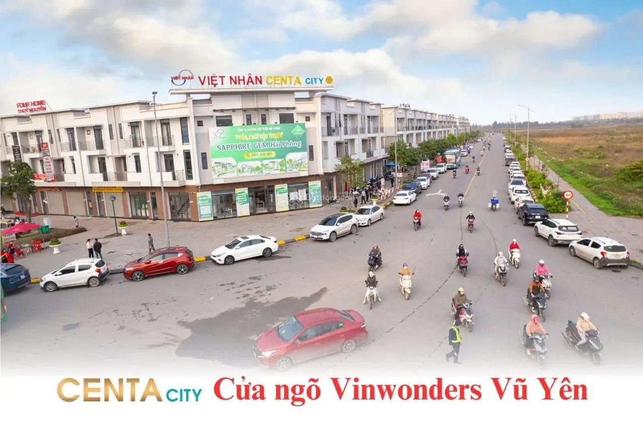 Duy nhất căn liền kề Centa City 75m2 - Hướng Bắc - Trục đẹp nhất dự án - Giá 3tỷ580 full thuế phí