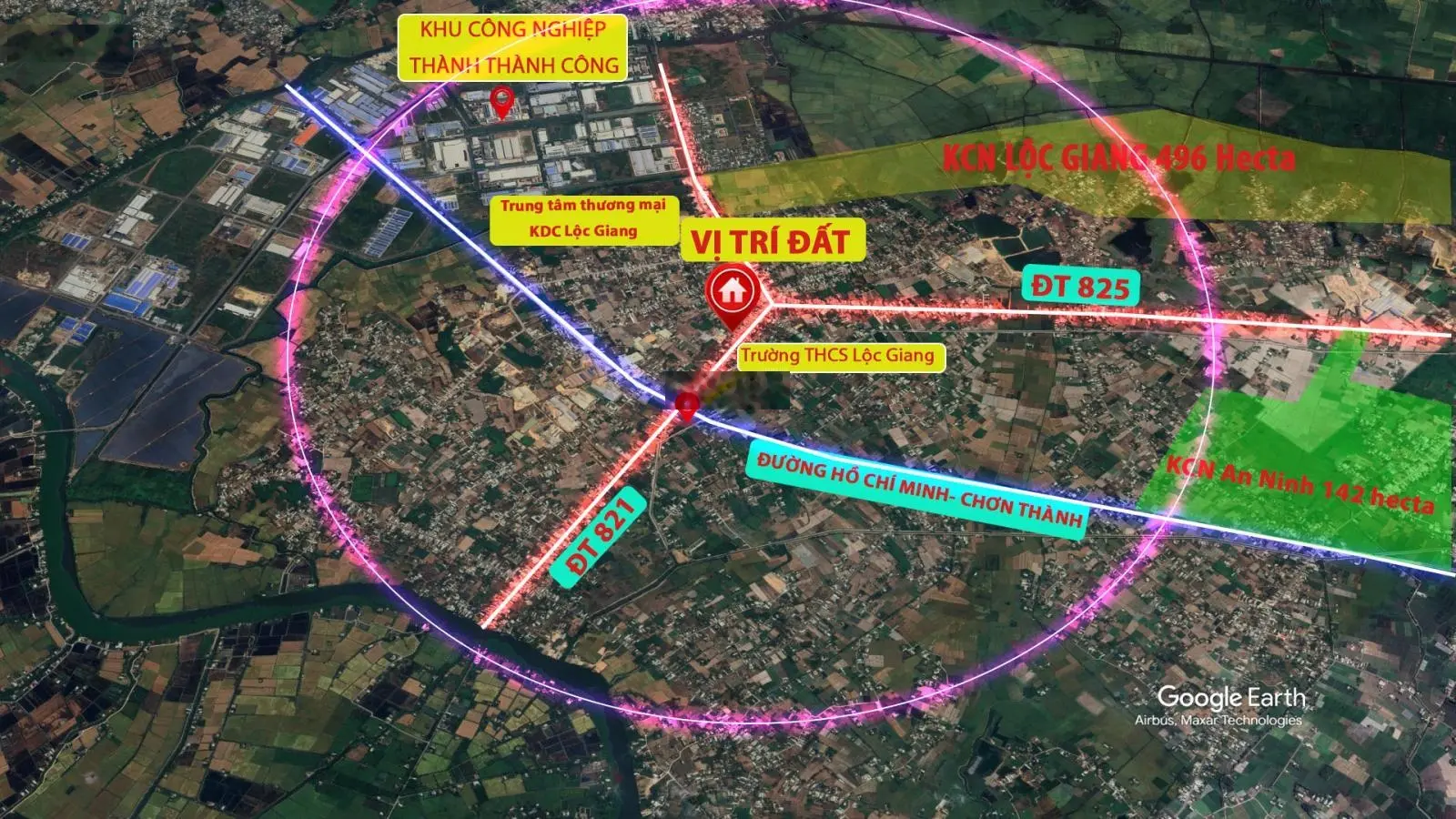 Cần bán nhà 761 m2 thổ cư mặt tiền ĐT 821 tại chợ, Đức Hòa, Long An giá rẻ