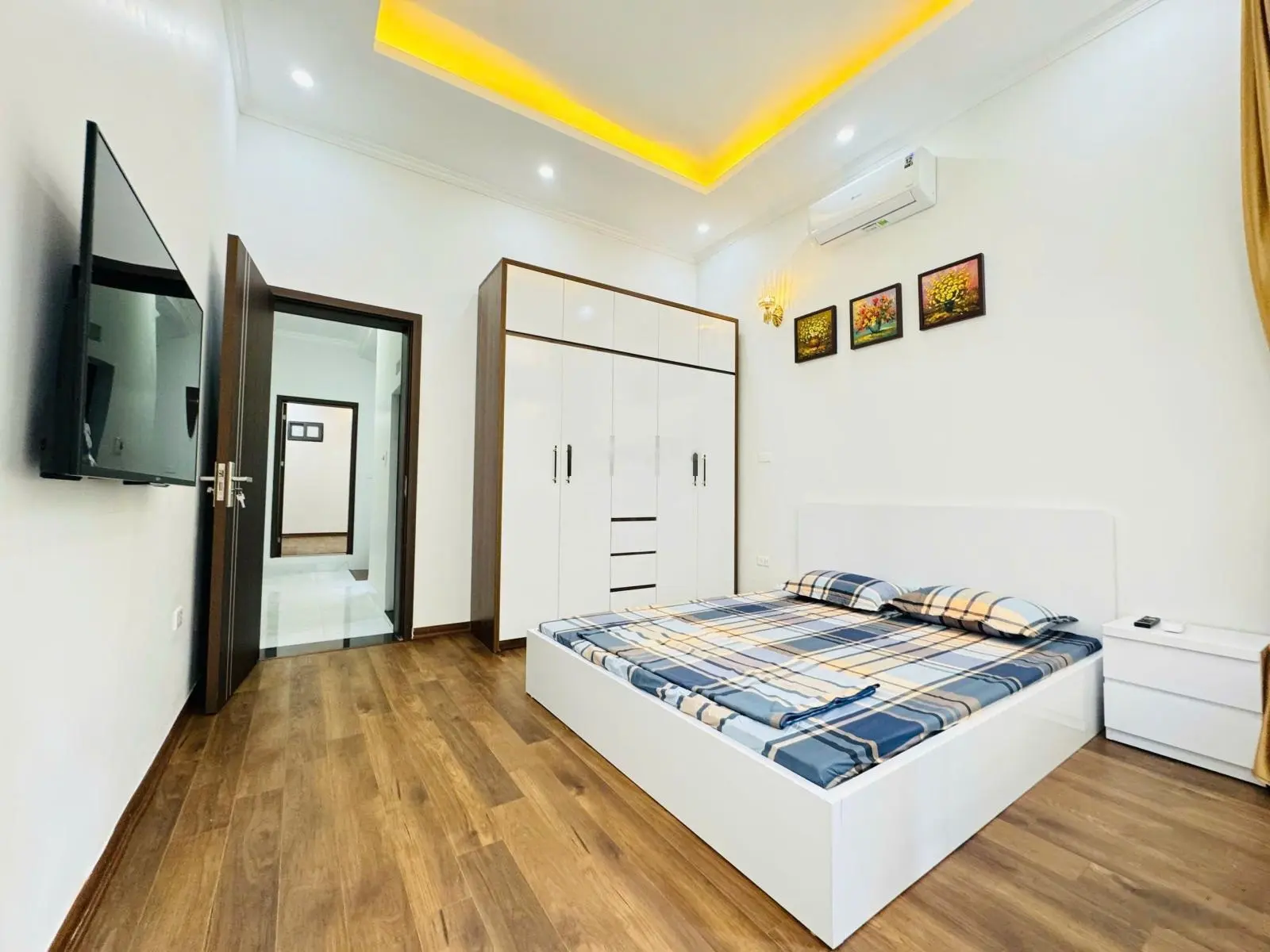 7.6 Tỷ nhà Bùi Xương Trạch mới 5T DT rộng 59m2 - ngõ 2.5m - tặng toàn bộ 6 điều hoà 6 tivi 2 tủ
