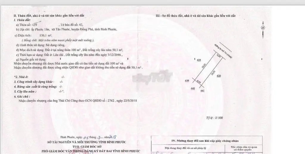 Gấp!...Lô ngợp đường nhựa cách DT753 chỉ 80m, chỉ 450tr là công chứng.