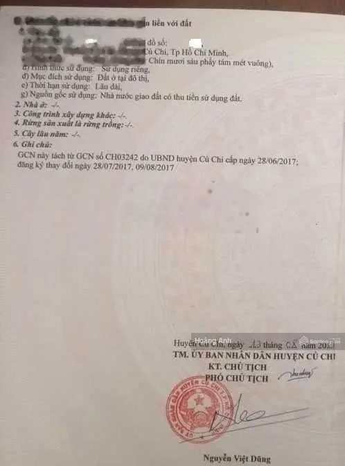 Bán dãy trọ 5 phòng đường Bùi Thị He, thị trấn Củ Chi, gần KCN Tây Bắc