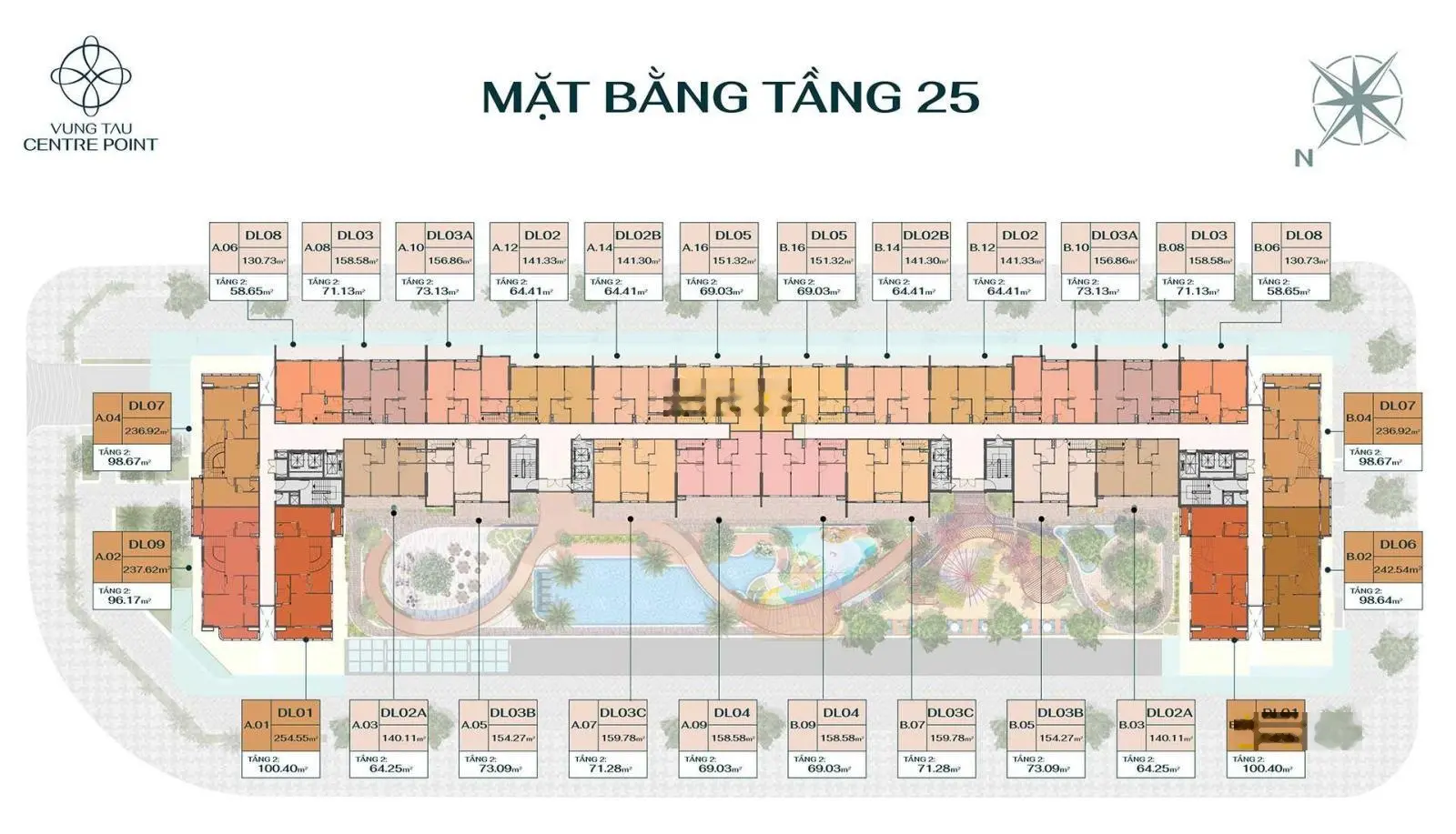 Bán Sky Mansion penthouse căn góc đẹp nhất Vũng Tàu Centre Point TT 20% nhận nhà. LH 0908 982 ***