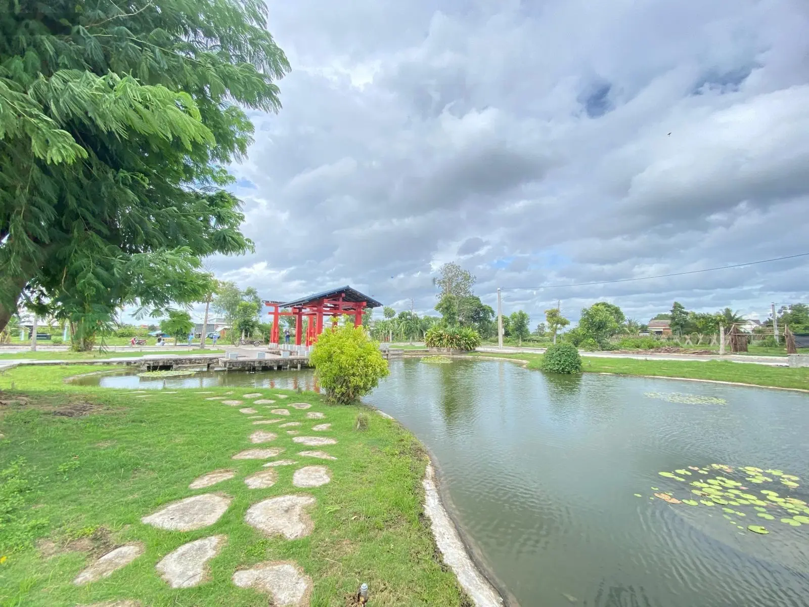 Bán đất cát tường phú sinh đối diện view công viên nhật bản giá rẻ dt: 4x20=80m2 shr đất đẹp quá ạ