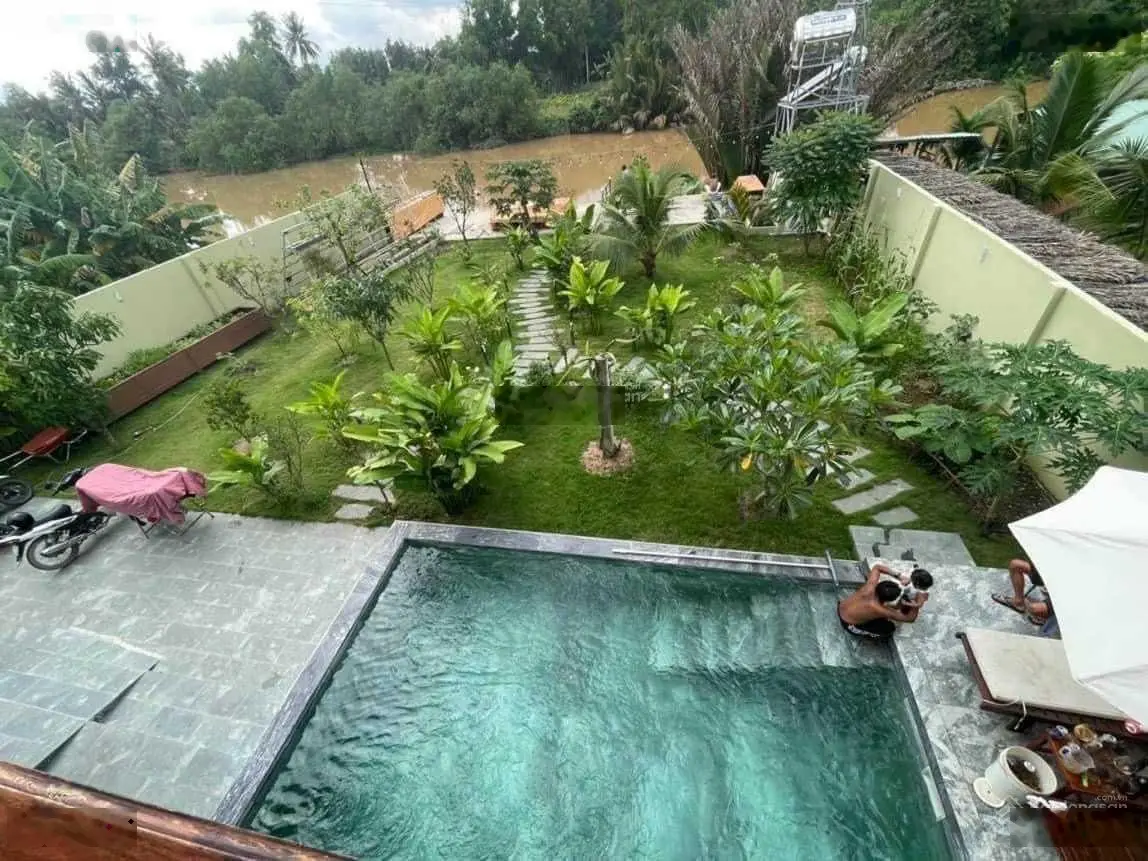 Bán BT vườn, DT 18x35m khuôn viên 560m2, có 100m2 ODT, view sông lớn, hồ bơi, vườn cây, giá 9 tỷ TL