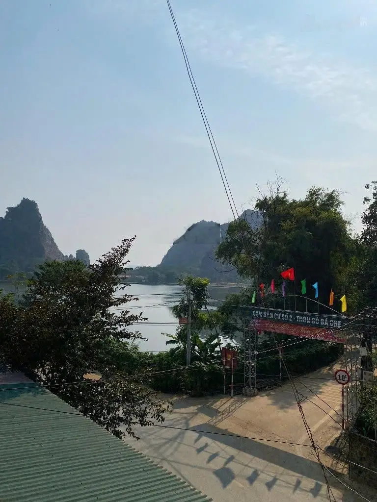Khánh Thượng, Ba Vì HN có 5m mặt đường TL445 sầm uất, sẵn nhà 3 tầng kiên cố, view núi, hồ cực đỉnh