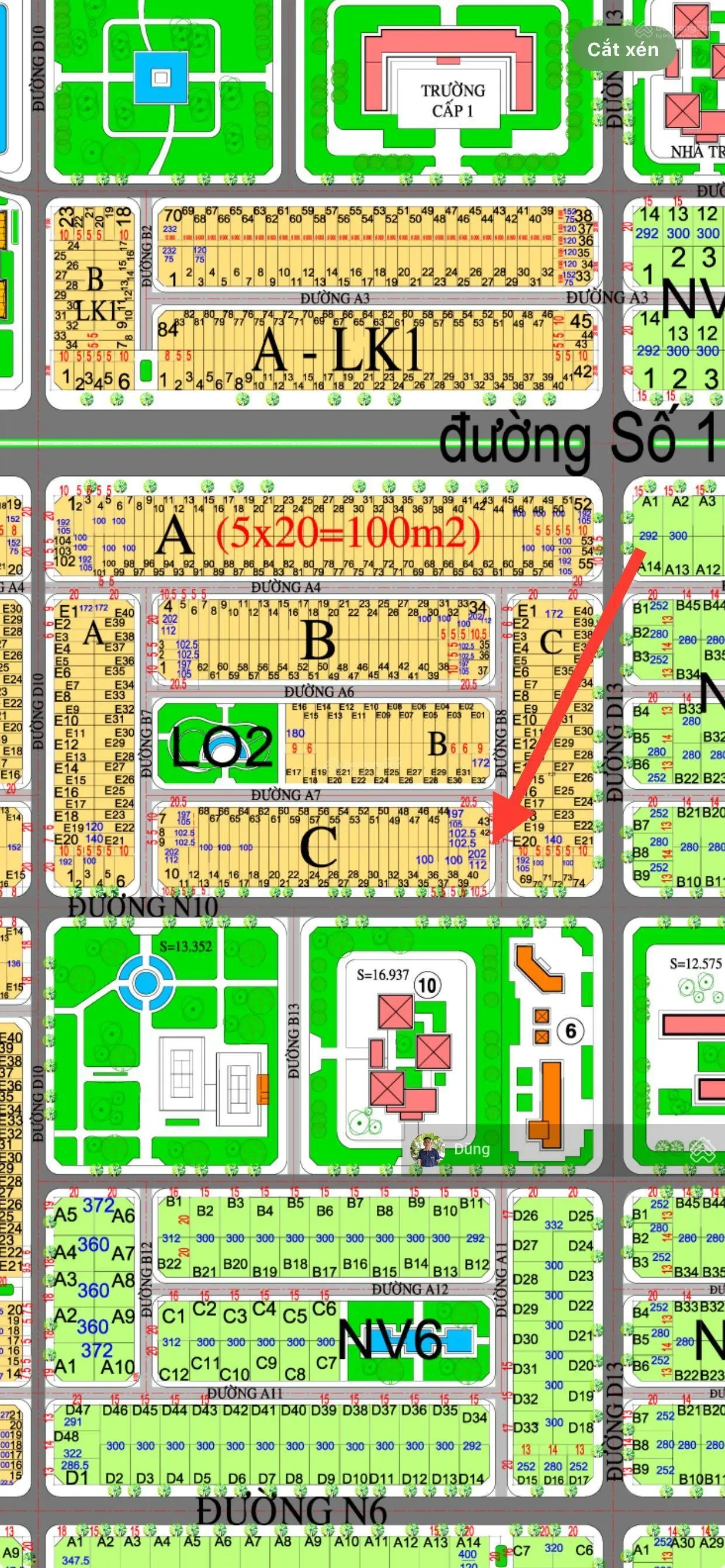 Cần bán nhanh nền đất mặt đường 12m (DT 102,5m) DA HUD-XDHN tại xã Phước An - Long Thọ, Nhơn Trạch