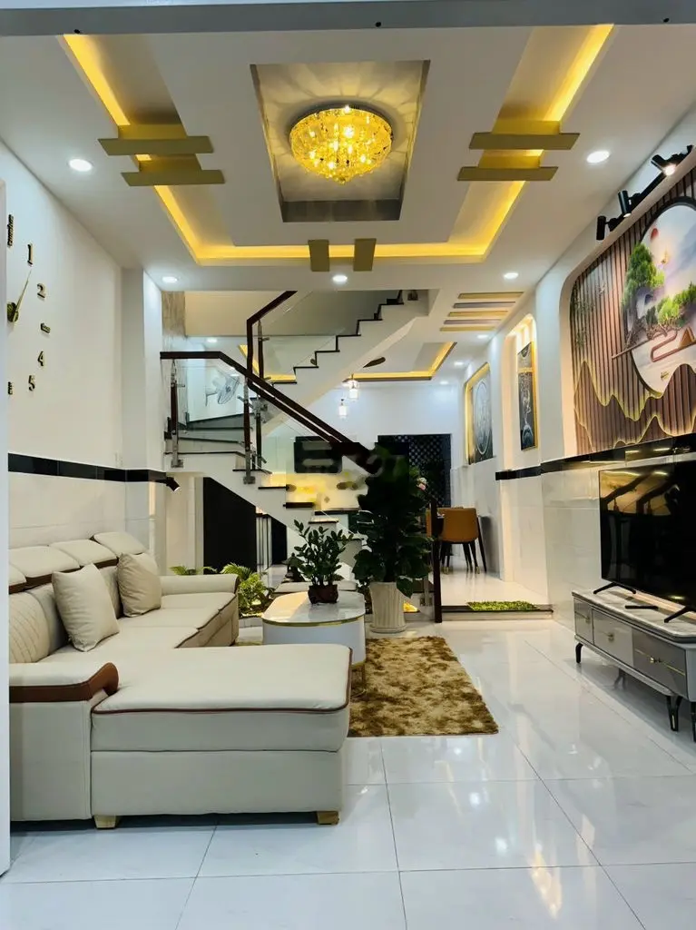 Bán Nhà Mới Cách Hẻm 8m💦1 Căn Nhà Phạm Văn chiêu💦4x12m -2 Lầu💦
