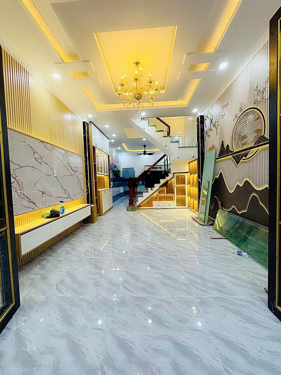 2,5 tỷ- Siêu Phẩm Nhà Quốc lộ 50, Kim Điền, Thị trấn Cần Giuộc, Tỉnh Long An. Thiết kế Sang Trọng