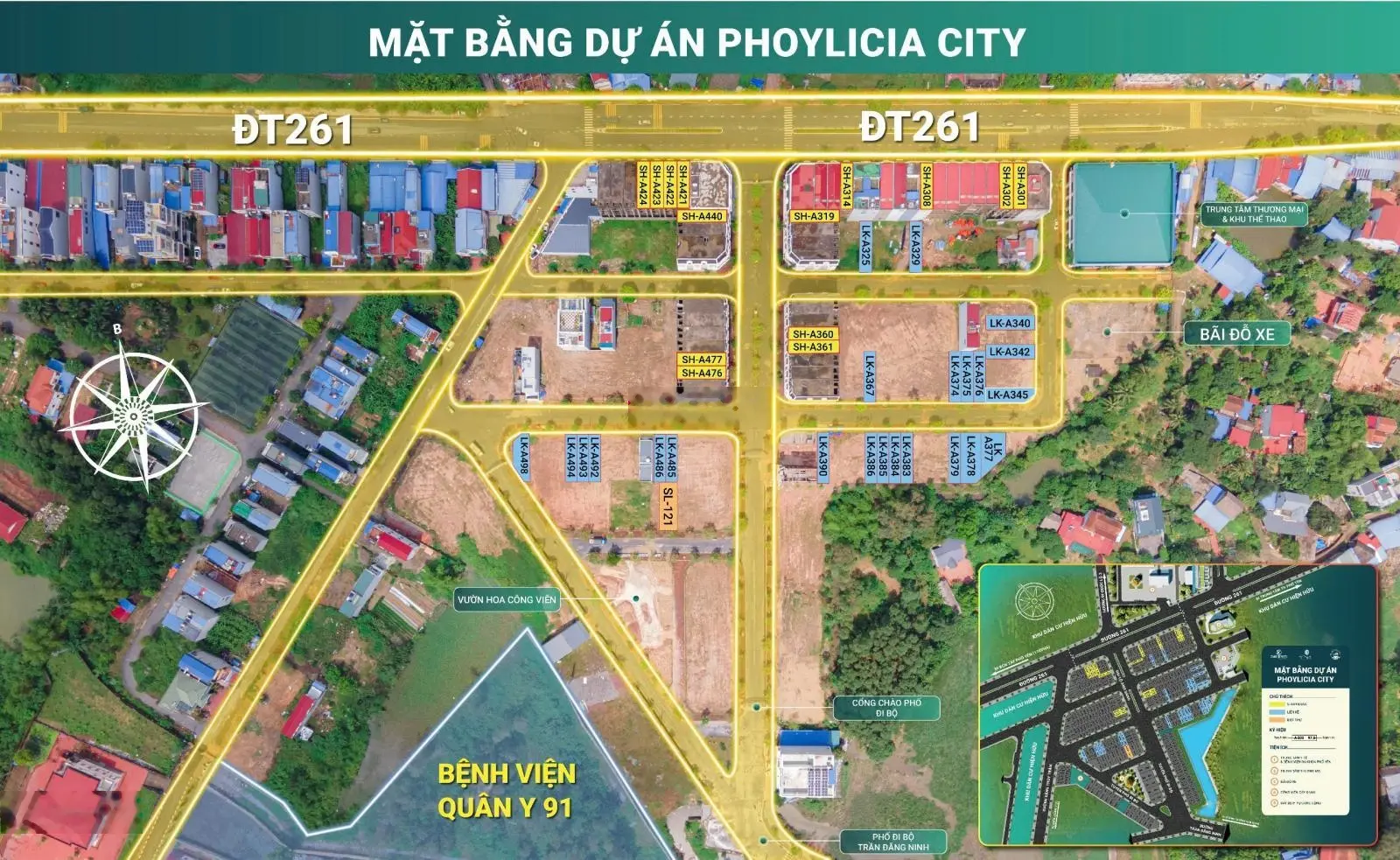 Đất nền dự án Phoylicia City Phổ Yên Thái Nguyên