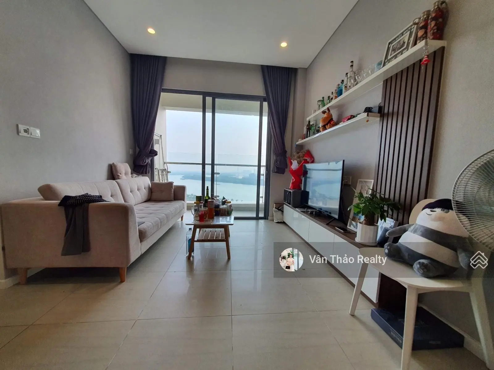 (Giá cực tốt - Tiện đăng ký KD) Chỉ 79tr/m2 - Căn hộ 1PN Đảo Kim Cương Q2 - View Sông Full nội thất