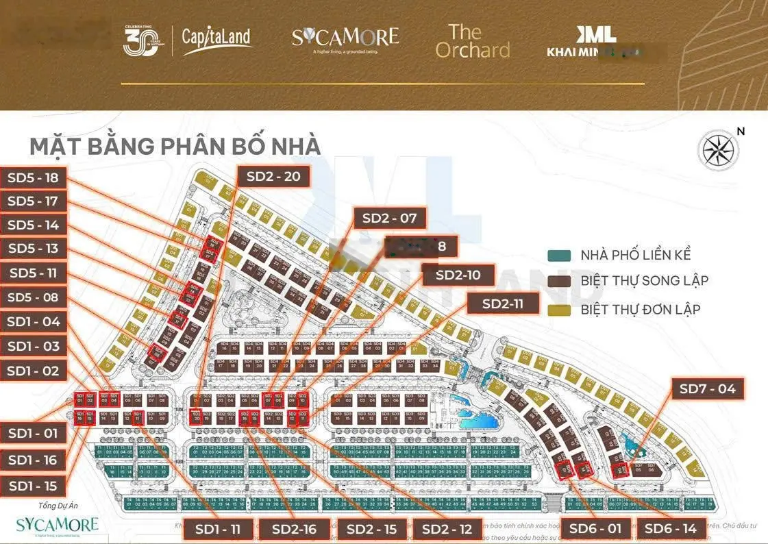 The Orchard: Giỏ hàng 50 căn nhà phố, biệt thự mua trực tiếp CĐT Capitaland. Chiết khấu lên tới 10%