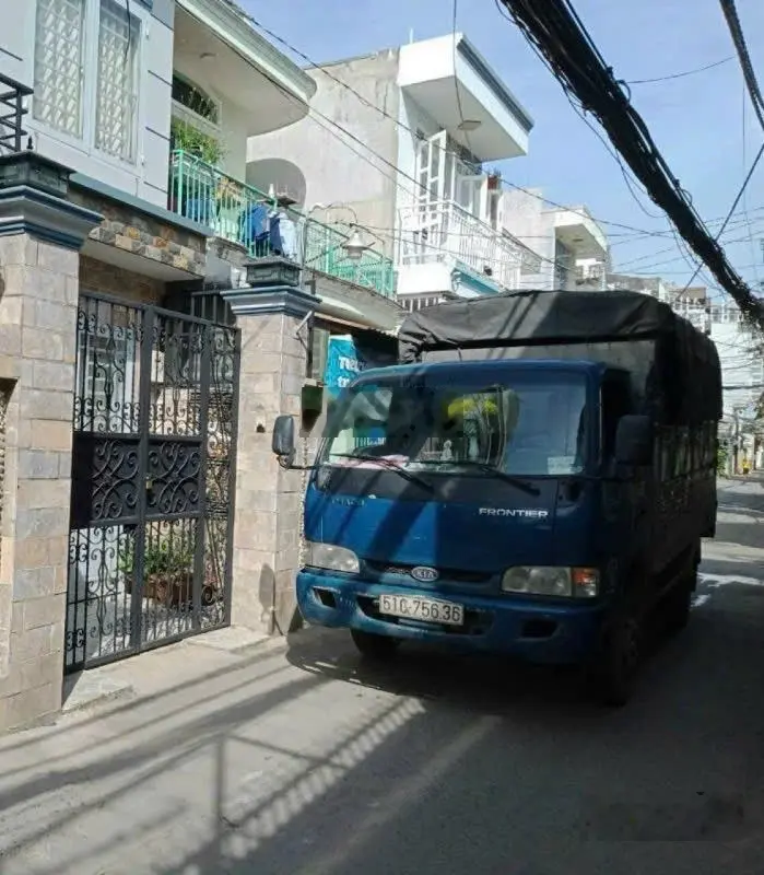 Bán nhà 1T, 2L, St Mặt Tiền hẻm xe hơi 115 đường Phạm Hữu Lầu, Quận 7 (gần chợ Phước Long )