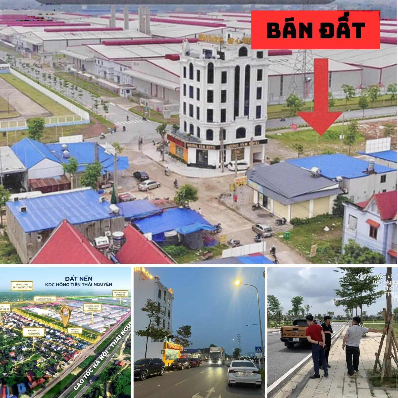 Đối diện cổng KCN Yên Bình đất đấu giá sẵn sổ chỉ 2,3tỷ, giá cạnh tranh nhất thị trường