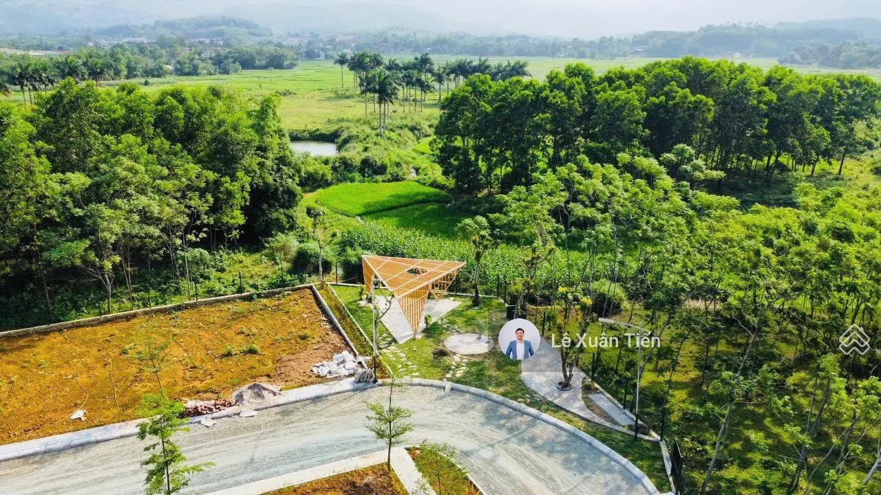 Siêu phẩm nghỉ dưỡng, view suối, 298m2 mặt tiền 20m, đường rộng 7m tại Hoà Lạc. Chỉ hơn 15tr/m2