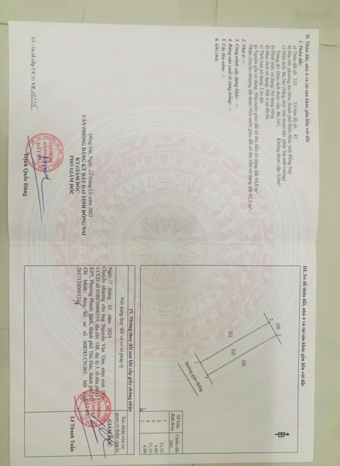 Đất giá rẻ, sẵn sổ hồng, đất đô thị loại 1, 100% thổ cư, TP Biên Hòa